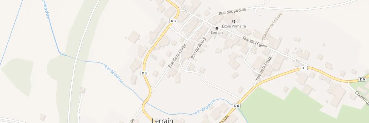 Plan du 4 Rue de la Levée à Lerrain