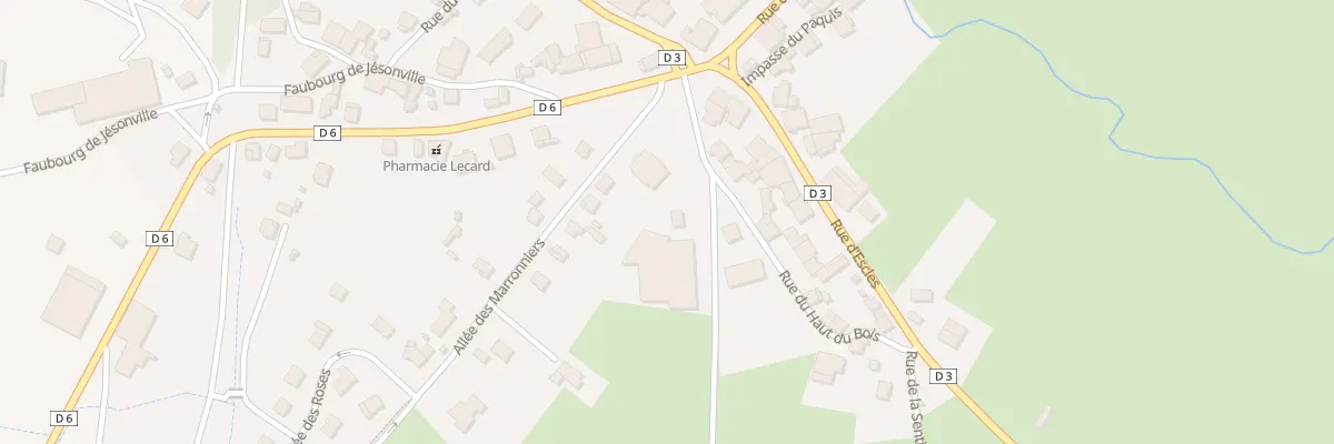 Plan du 2 Rue du Haut du Bois à Lerrain