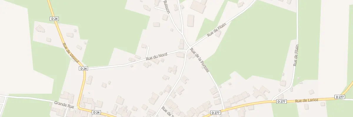 Plan du 10 Rue du Nord à Authoison