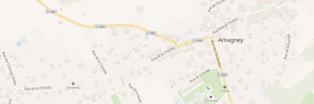 Plan du 5044 Rue de la Chirette à Amagney