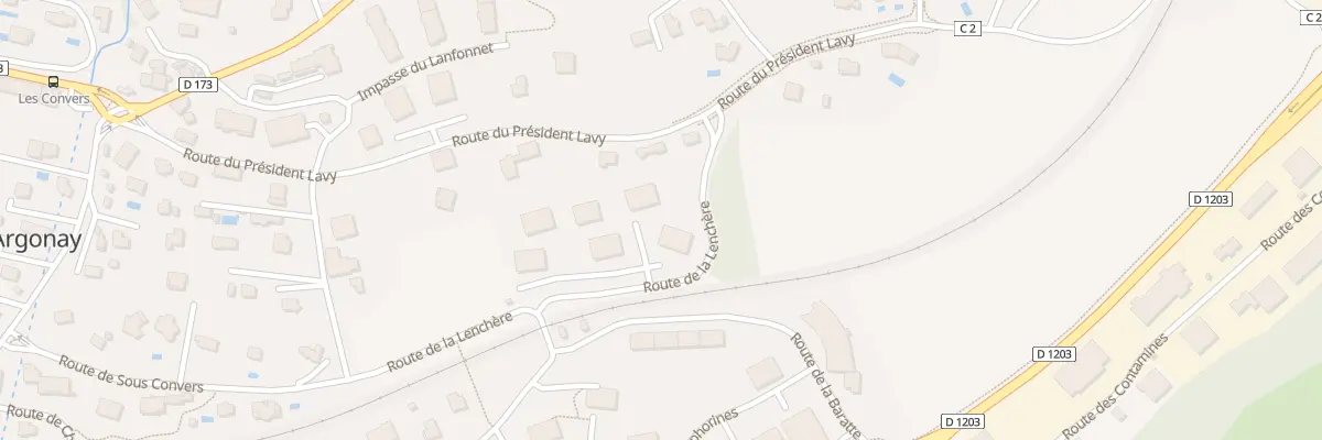 Plan du 255 Rte de la Lenchere à Argonay