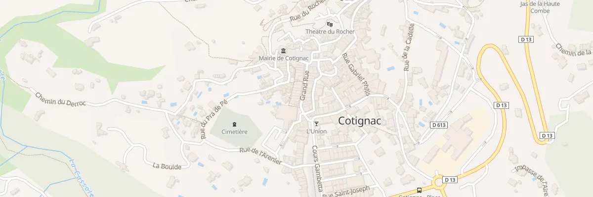 Plan du 22 Grand Rue à Cotignac