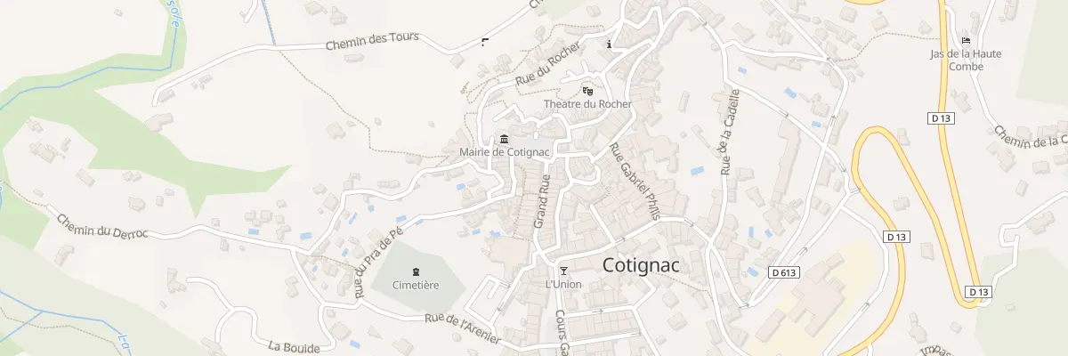 Plan du 8F Grand Rue à Cotignac