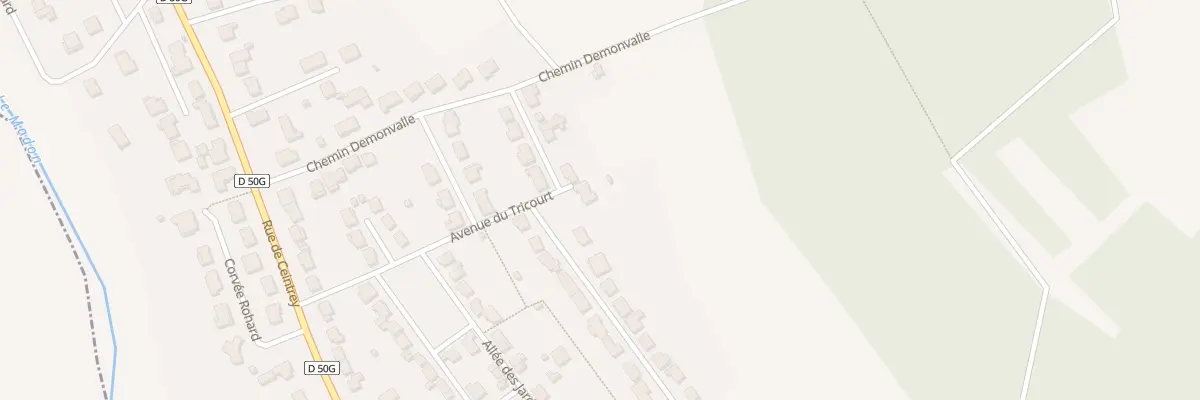 Plan du 1 Rue des Armoises à Pulligny