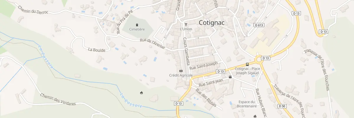 Plan du 5186 Crs Gambetta à Cotignac