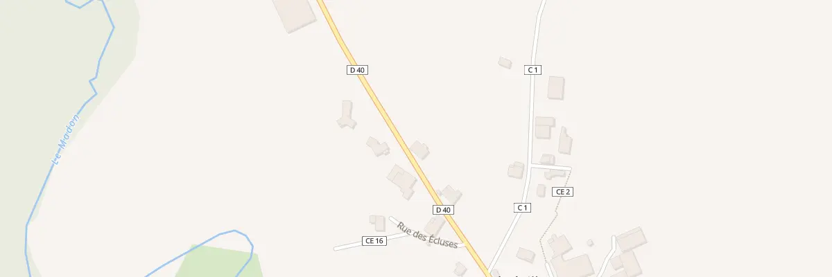 Plan du 8 Rue de la Fontaine à Légéville-et-Bonfays
