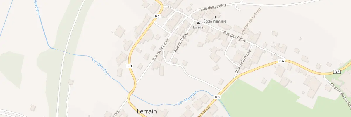 Plan du 2B Rue du Beuxy à Lerrain