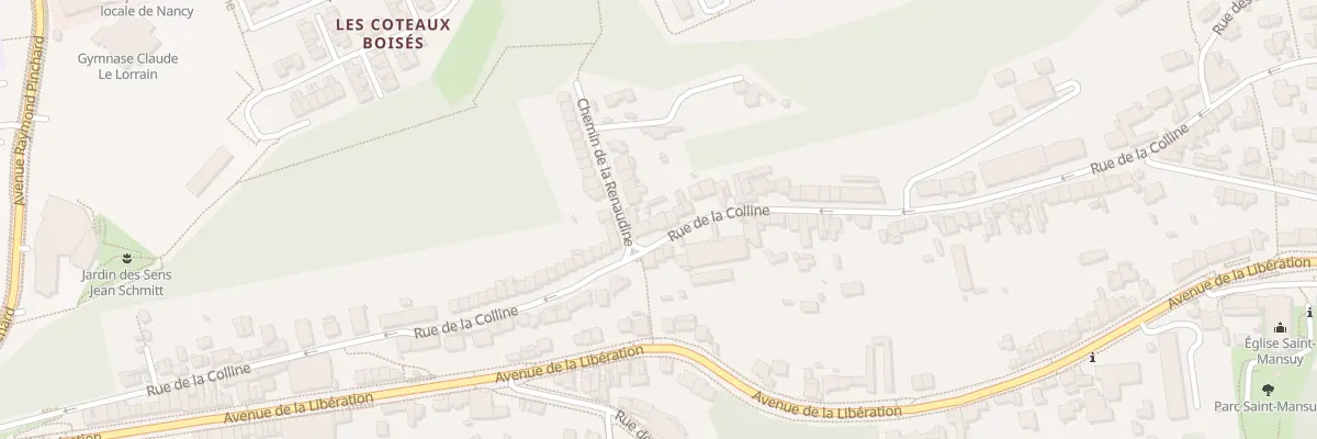 Plan du 132 Rue de la Colline à Nancy