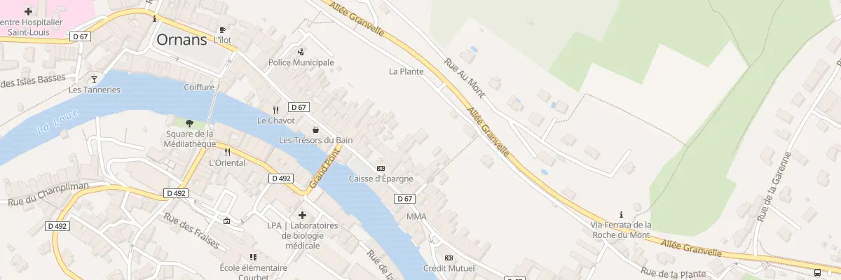 Plan du 83 Rue Pierre Vernier à Ornans