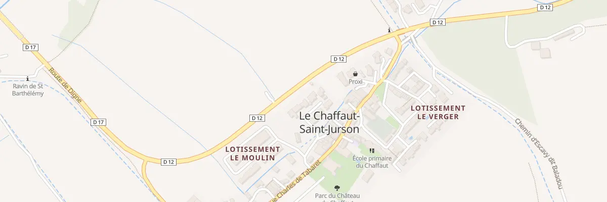 Plan du 6 Lot St Barthelemy au Chaffaut-Saint-Jurson