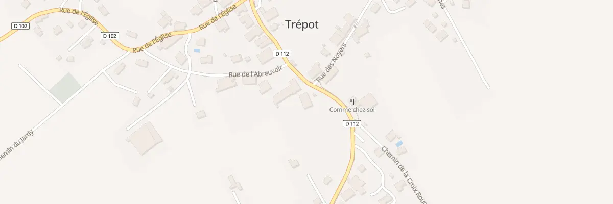 Plan du 22 Rue du Château à Trépot