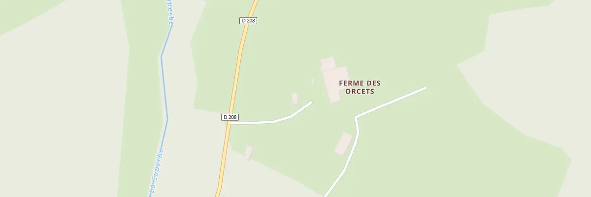 Plan du 1 Ferme des Orcets à Melincourt