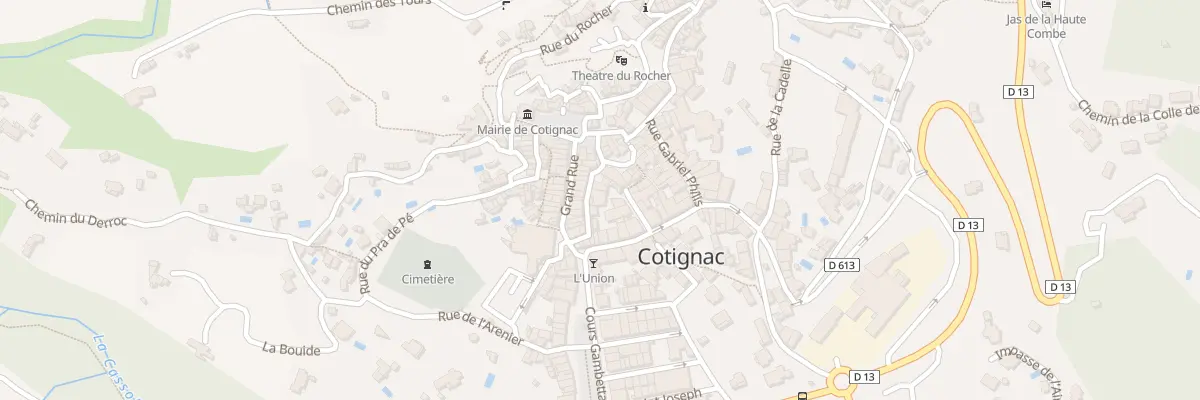 Plan du 5302 Rue des Marais à Cotignac