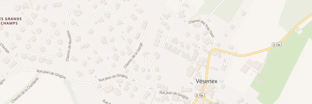 Plan du 1307 Rue Jean de Gingins à Divonne-les-Bains