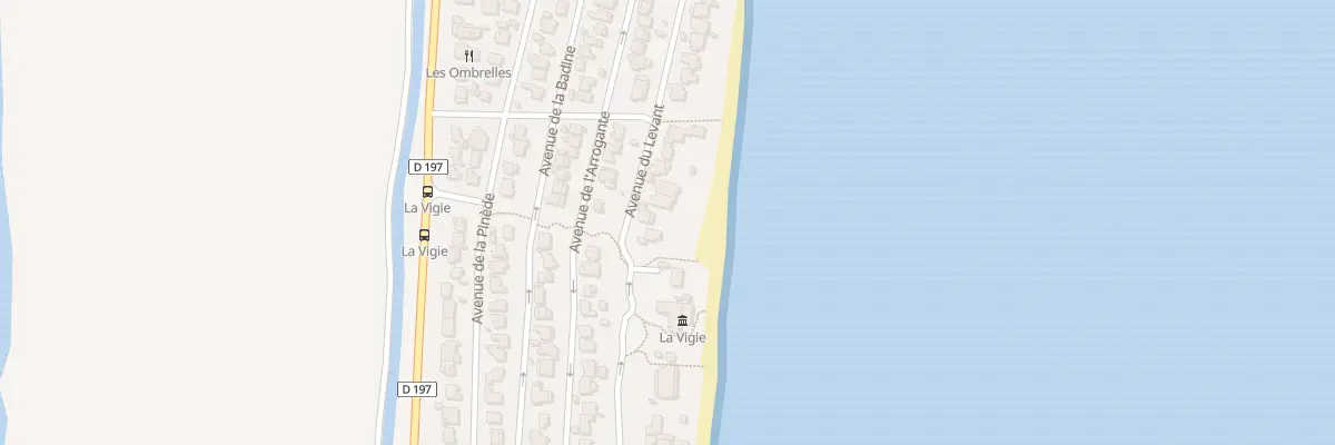 Plan du 39 Av du Levant La Capte à Hyères