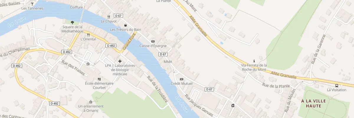 Plan du 99 Rue Pierre Vernier à Ornans