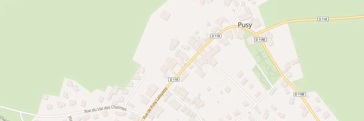 Plan du 18 Rue de Pusy Lafayette à Pusy-et-Épenoux