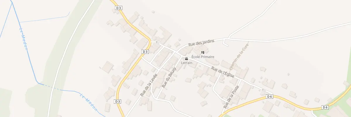 Plan du 5 Rue du Beuxy à Lerrain