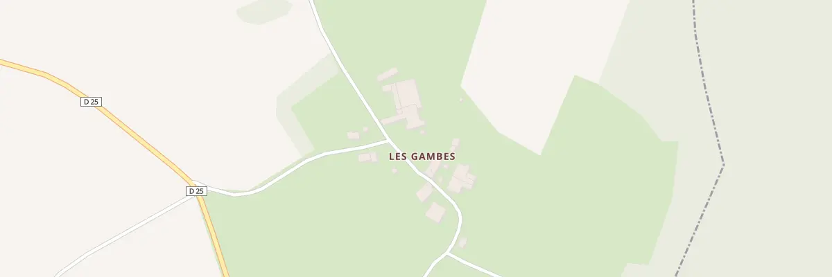 Plan du 5001 Les Gambes à Échenoz-le-Sec
