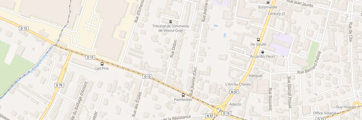Plan du 39 Rue Didon à Vesoul