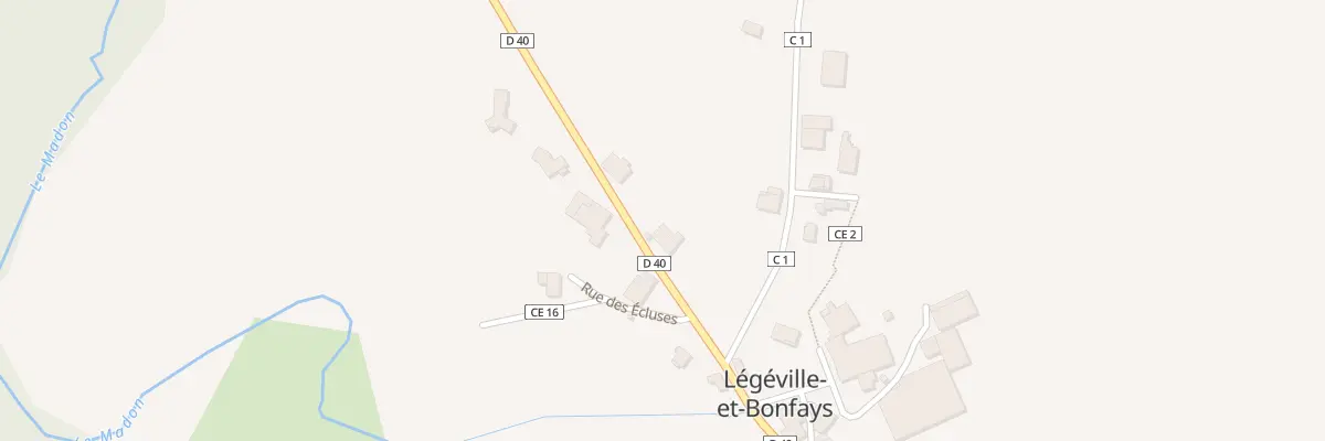 Plan du 6 Rue de la Fontaine à Légéville-et-Bonfays