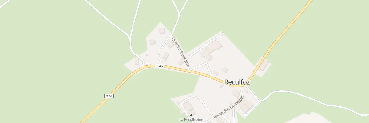 Plan du 1 Qua Saint Jean à Reculfoz