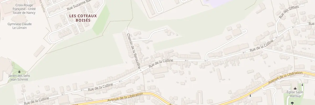 Plan du 126B Rue de la Colline à Nancy