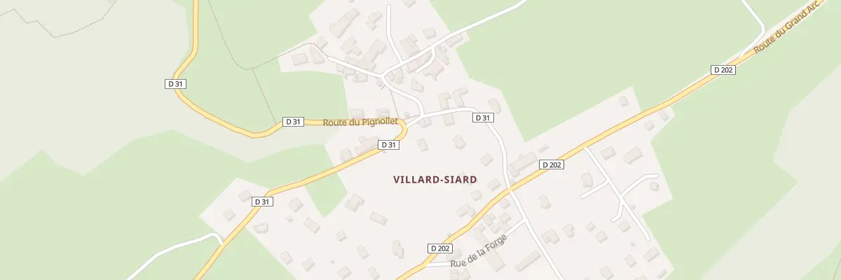 Plan du 472 Rte du Vieux Chêne à Villard-d’Héry