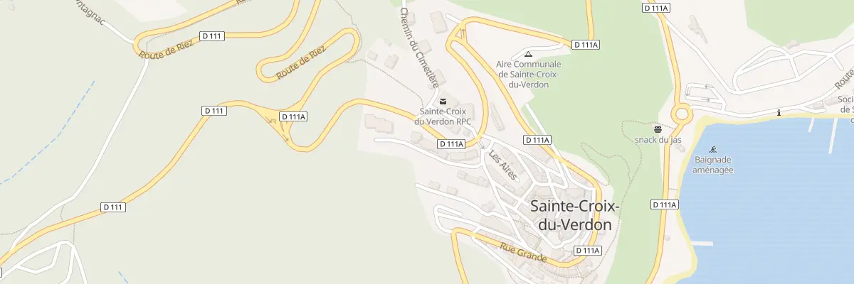 Plan du 7070 Qua Le Barri à Sainte-Croix-du-Verdon