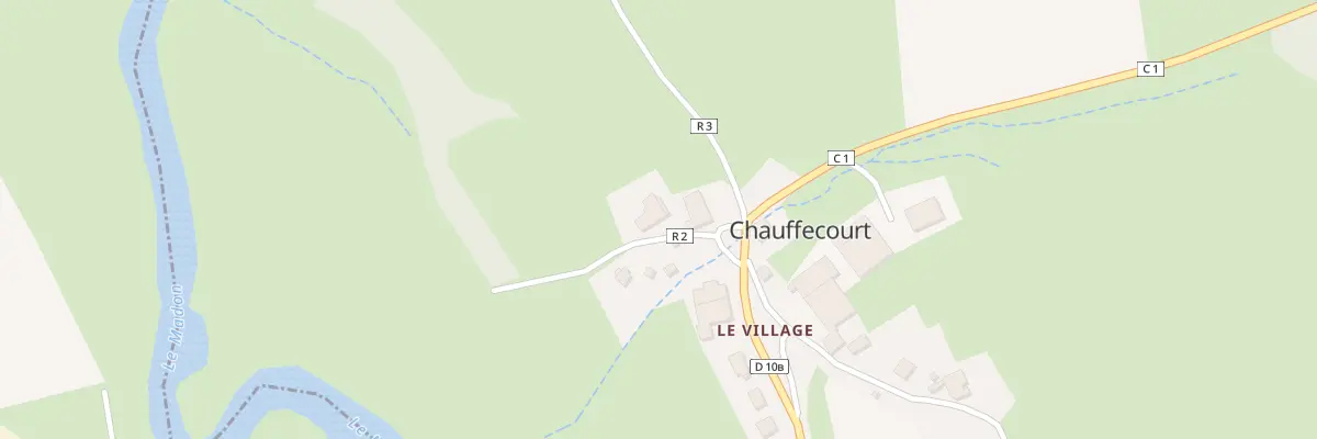 Plan du 13 Le Village à Chauffecourt