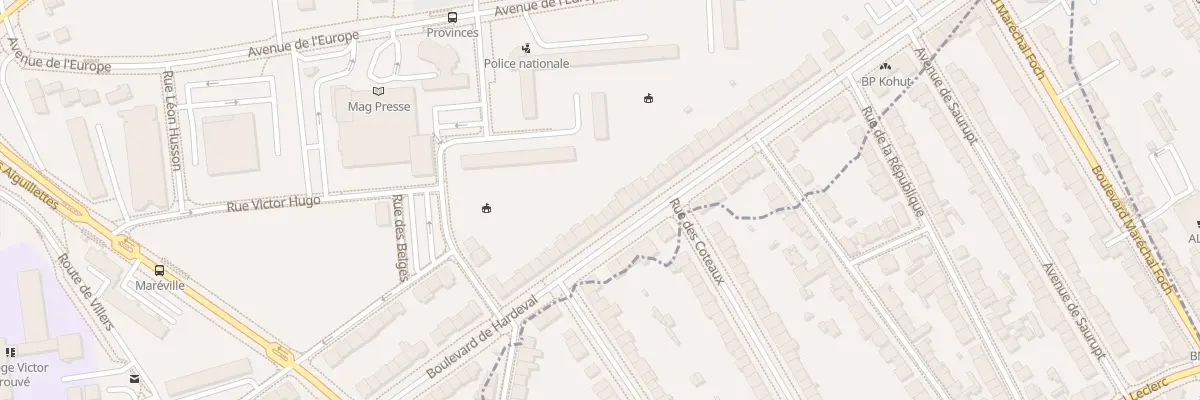 Plan du 64 Bd de Hardeval à Laxou