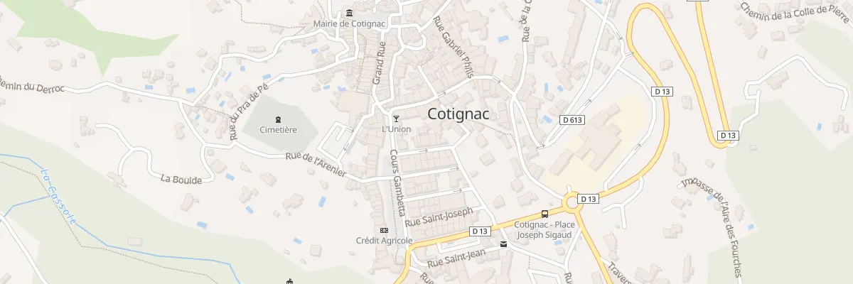 Plan du 5 Rue de la Victoire à Cotignac