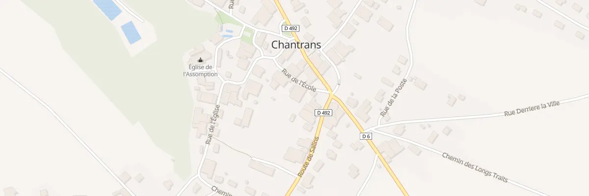 Plan du 3 Rue de l’Ecole à Chantrans
