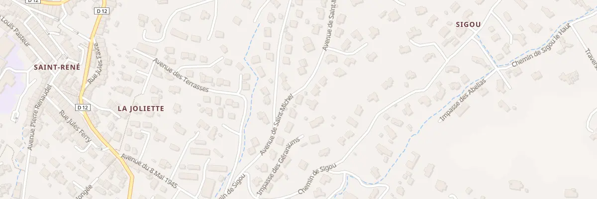 Plan du 7 Av Saint-Michel à Pierrefeu-du-Var