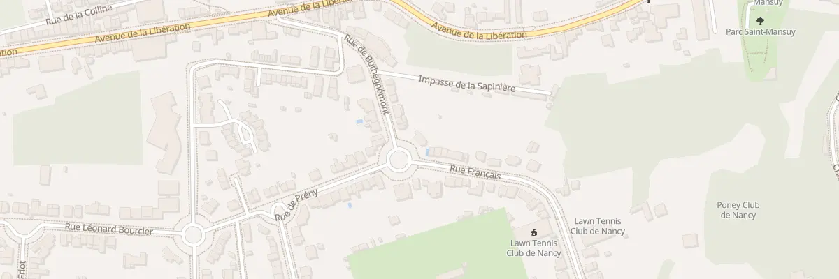 Plan du 1 Rue Français à Nancy