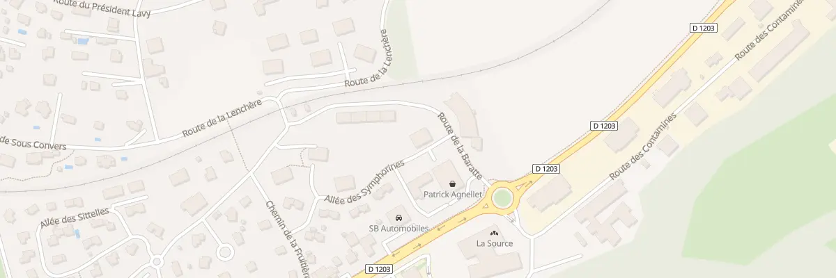 Plan du 39 All des Symphorines à Argonay