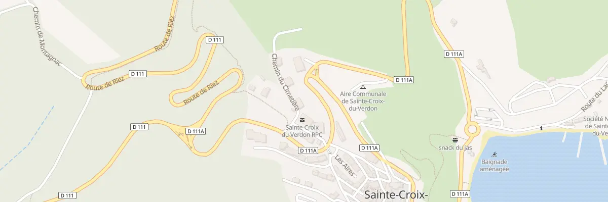Plan du 5061 Les Fures à Sainte-Croix-du-Verdon
