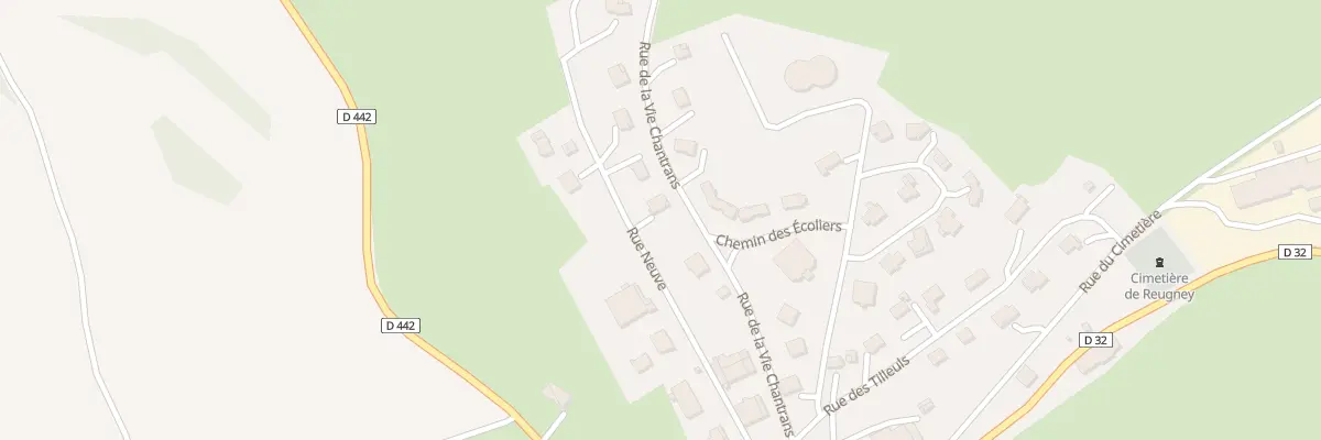 Plan du 11 Rue de la Vie Chantrans à Reugney