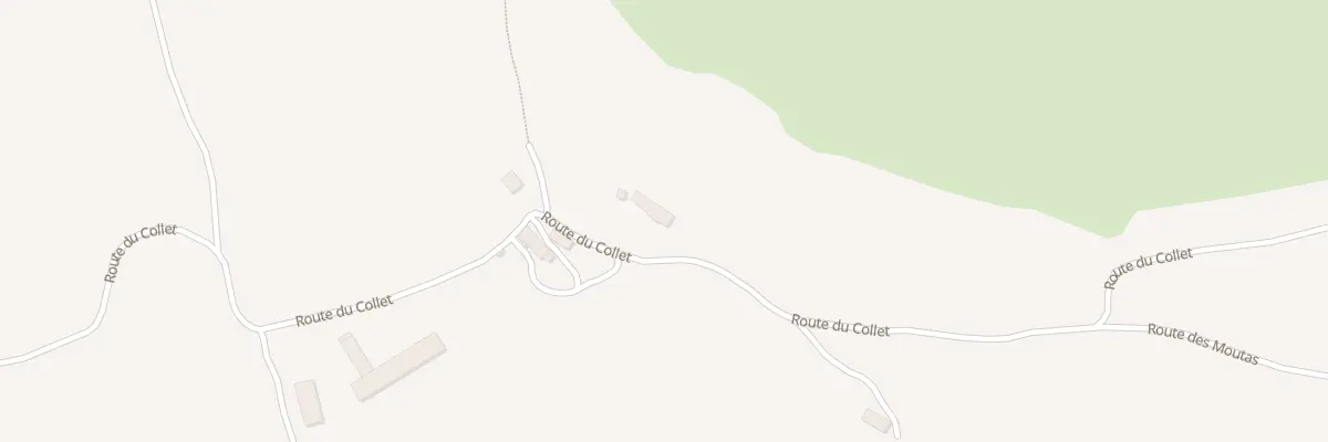 Plan du 685 Rte du Collet à La Rochette