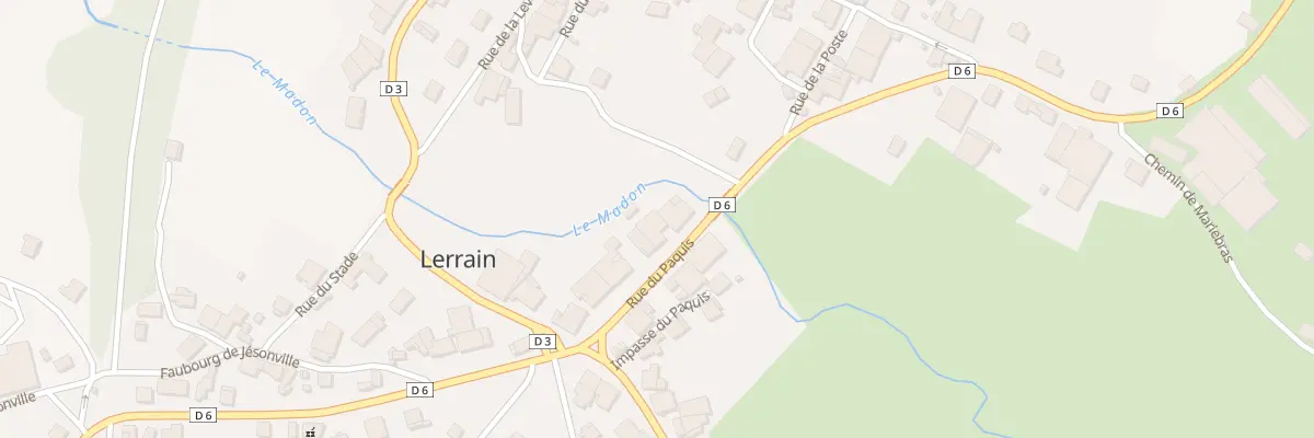 Plan du 5 Rue du Paquis à Lerrain