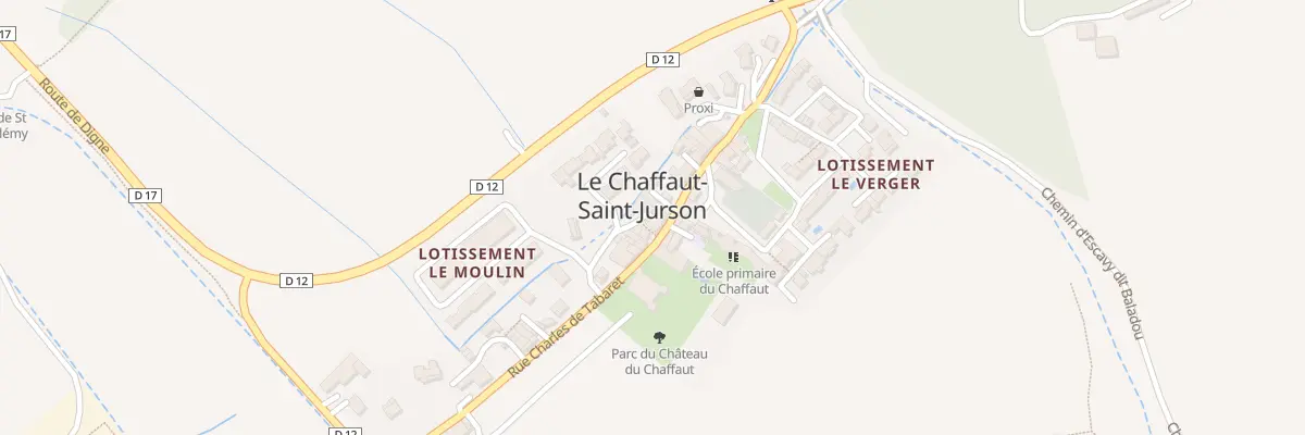 Plan du 5046 Le Village au Chaffaut-Saint-Jurson