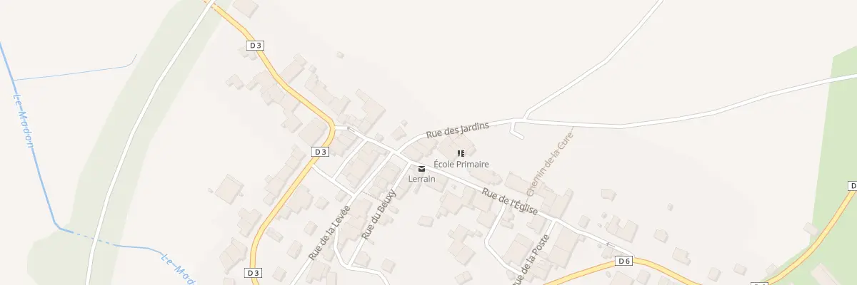Plan du 9 Rue de l’Eglise à Lerrain