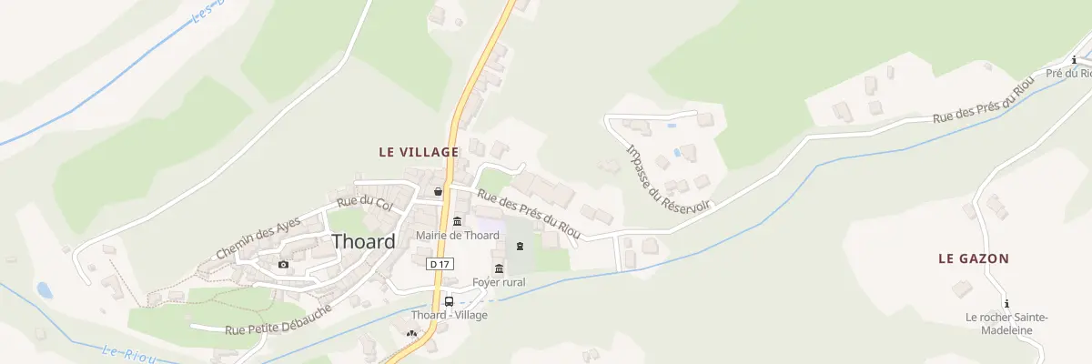 Plan du 3 Rue des Pres du Riou à Thoard