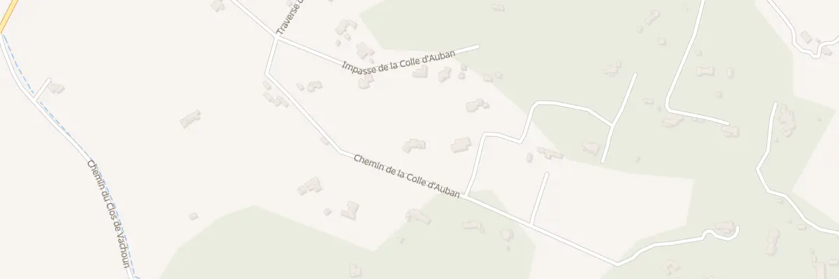 Plan du 4897 Che de la Colle d’Auban à Cotignac