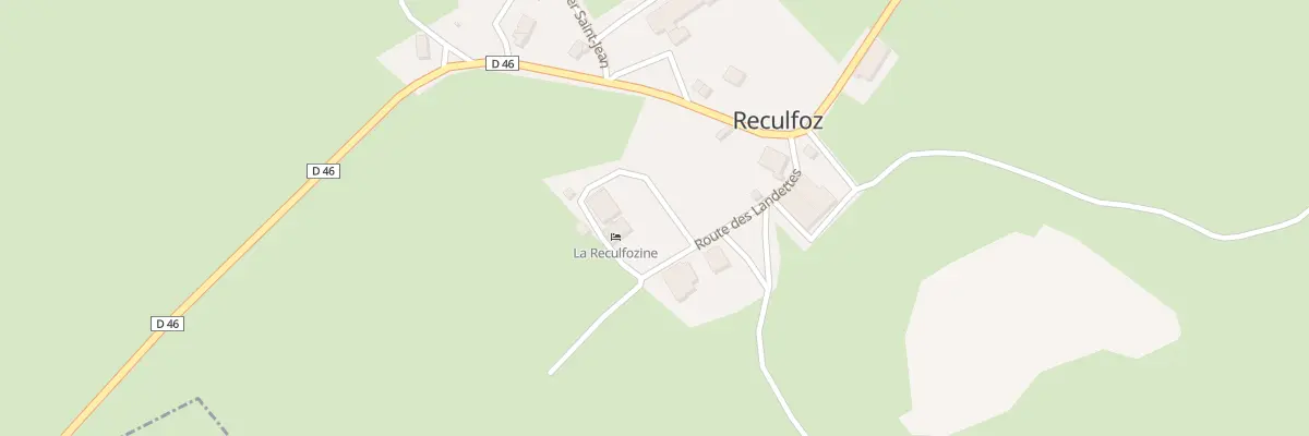 Plan du 8 Che des Landettes à Reculfoz