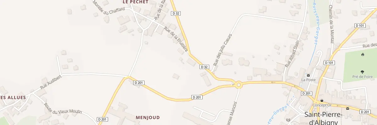 Plan du 93 Rue du Val d’Aillon à Saint-Pierre-d’Albigny