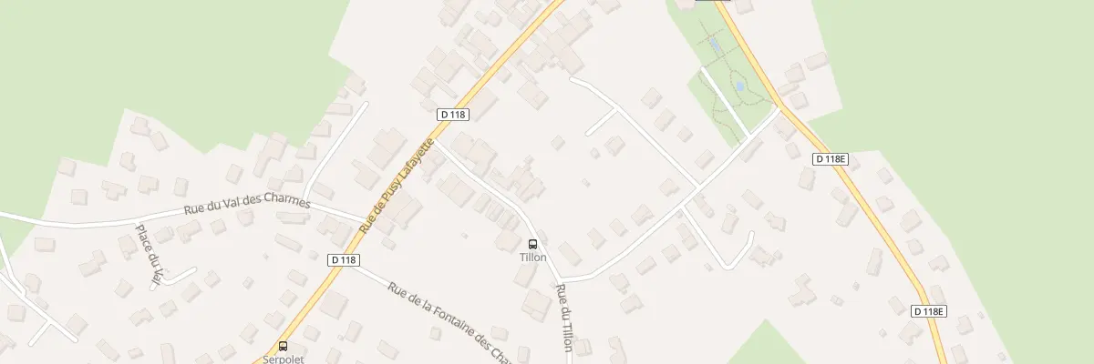 Plan du 9 Rue du Tillon à Pusy-et-Épenoux