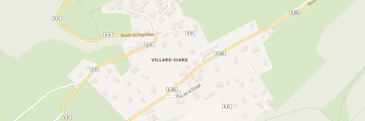 Plan du 6123 Villard Siard d’En Haut à Villard-d’Héry