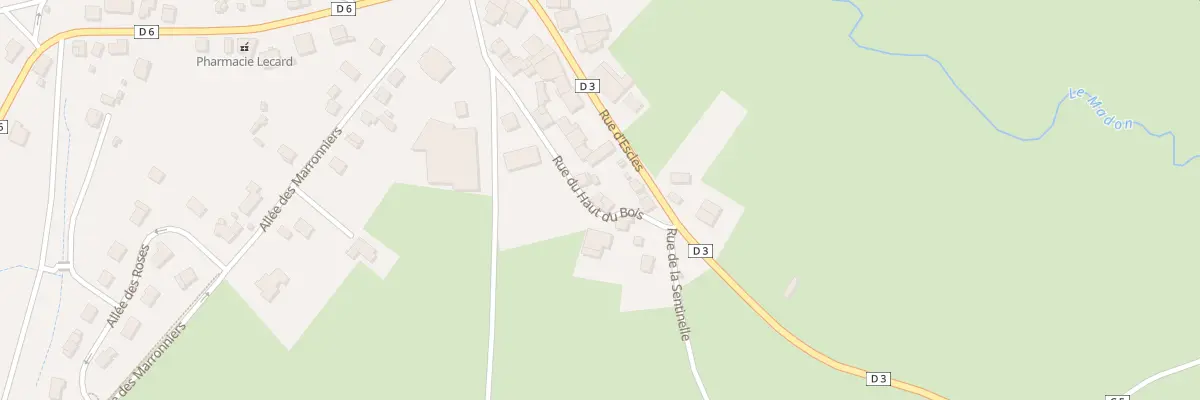 Plan du 15 Rue du Haut du Bois à Lerrain