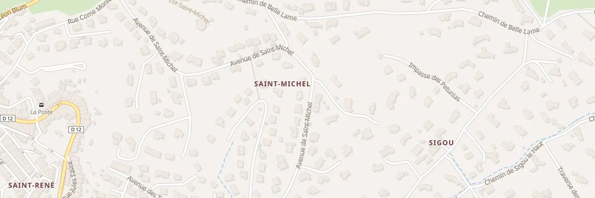 Plan du 21 Av Saint-Michel à Pierrefeu-du-Var